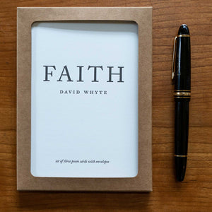 New POEM CARDS - Faith