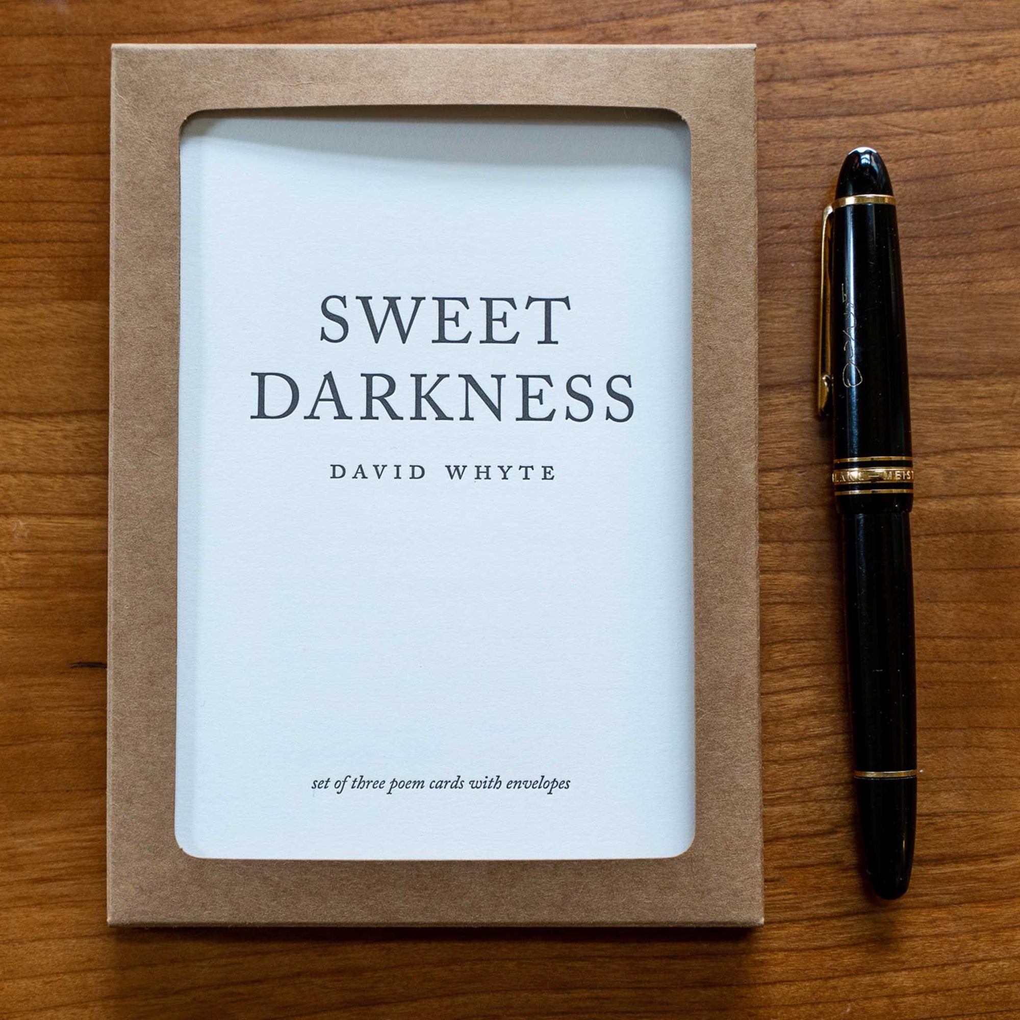 New POEM CARDS - Sweet Darkness